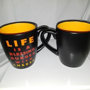 14 oz. Blessing Burger Ceramic Mug